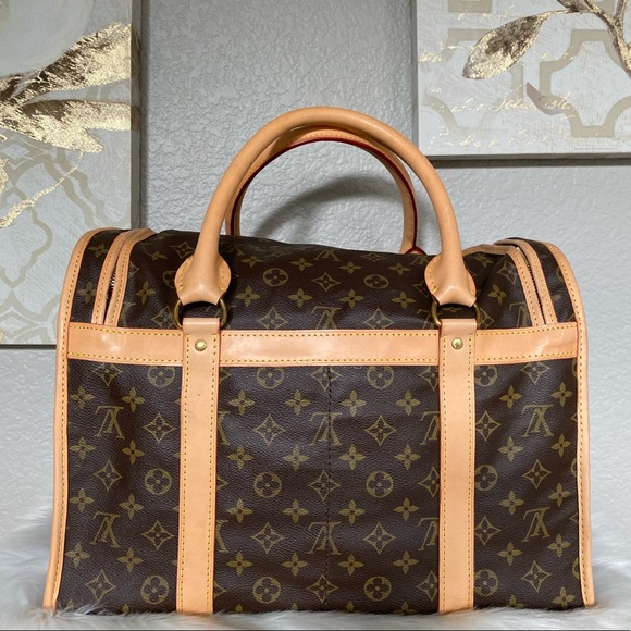 🌟LIKE NEW! 🌟NEW VACHETTA! Auth LOUIS VUITTON SAC CHAUSSURES TRAVEL BAG - Picture 5 of 16